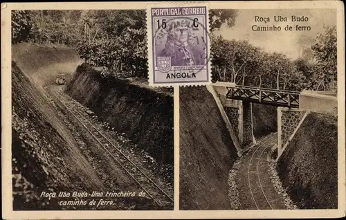 Ak Angola, Roca Uba Budo, Caminho de ferro