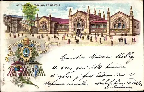 Wappen Litho Torino Turin Piemonte, Arte Sacra
