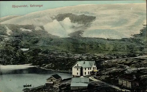 Ak Geiranger Norwegen, Djupvatnet, Gletscher