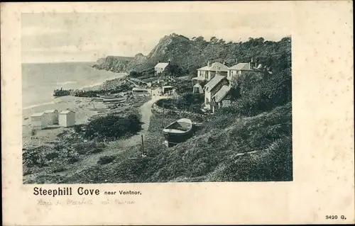 Ak Steephill Cove Isle of Wight England, Panorama