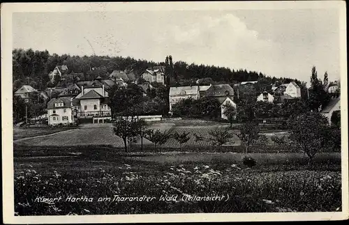 Ak Hartha Hintergersdorf Tharandt im Erzgebirge, Teilansicht