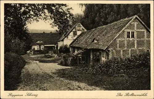 Ak Boltenmühle Gühlen Glienicke Neuruppin in Brandenburg, Häuser