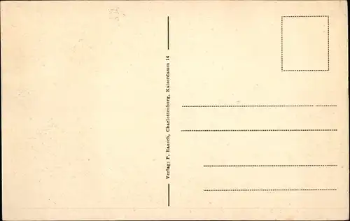 Ak Berlin Wilmersdorf Grunewald, Kaiser Wilhelm Turm auf dem Carlsberg an der Havel