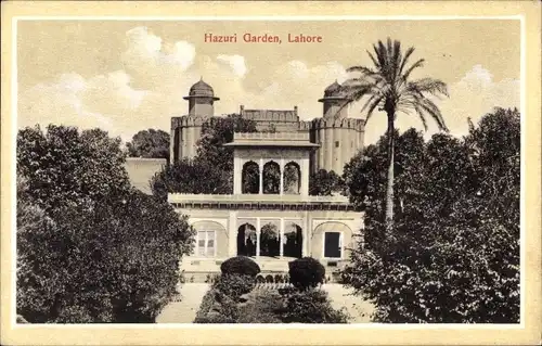 Ak Lahore Pakistan, Hazuri Garden