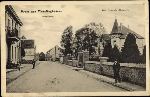 Ak Wevelinghoven Grevenbroich in Westfalen, Villa Damoulin, Notariat, Oberstraße