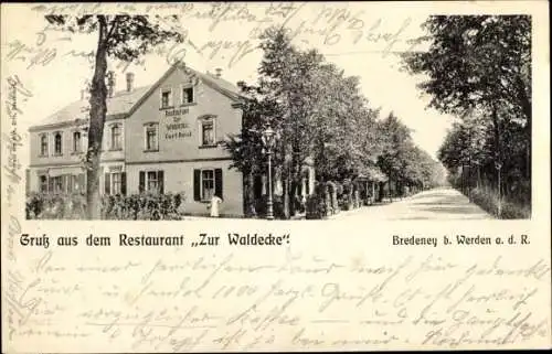 Ak Bredeney Essen im Ruhrgebiet, Restaurant Zur Waldecke