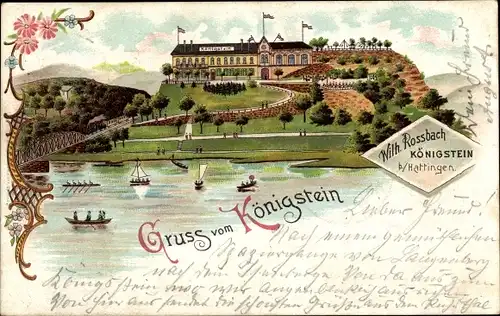 Litho Hattingen an der Ruhr, Restaurant Königstein