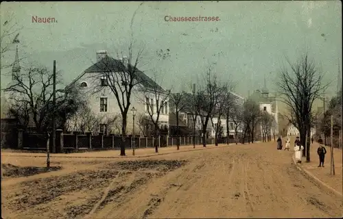 Ak Nauen im Havelland, Chausseestraße