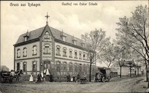 Ak Rehagen Klausdorf am Mellensee, Gasthof