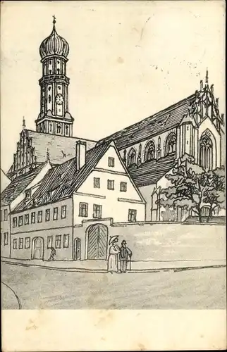 Ak Augsburg in Schwaben, 7. Deutscher Abstinententag 1910