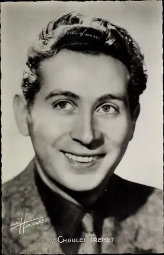 Ak Schauspieler Charles Trenet, Portrait