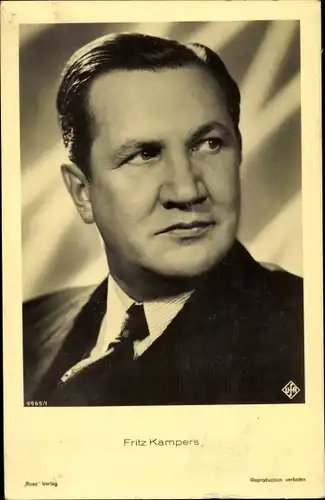Ak Schauspieler Fritz Kampers, Portrait