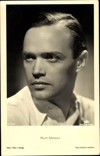 Ak Schauspieler Kurt Meisel, Portrait