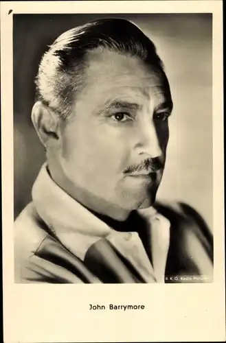 Ak Schauspieler John Barrymore, Portrait