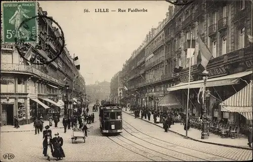 Ak Lille Nord, Rue Faidherbe