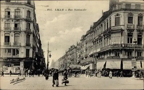 Ak Lille Nord, Rue Nationale