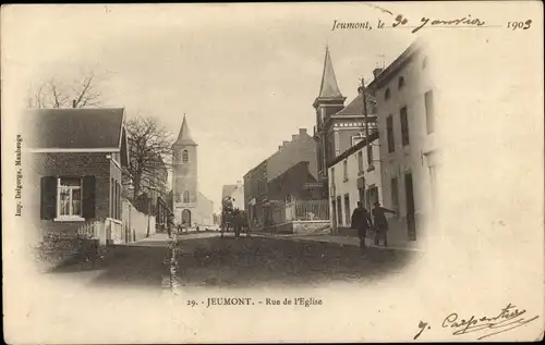 Ak Jeumont Nord, Rue de l’Eglise