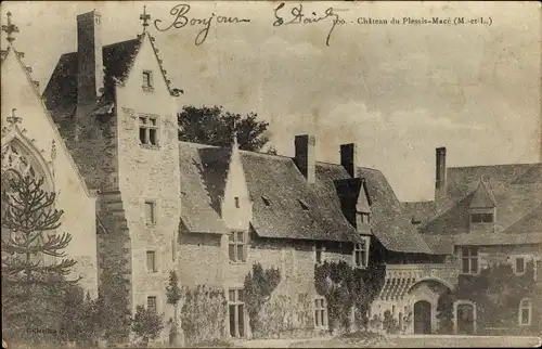Ak Le Plessis Macé Maine et Loire, Chateau