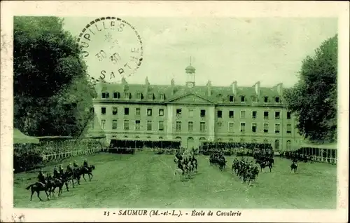 Ak Saumur Maine et Loire, Ecole de Cavalerie