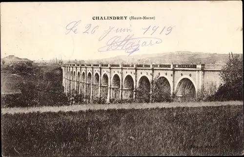 Ak Chalindrey Haute-Marne, Viadukt