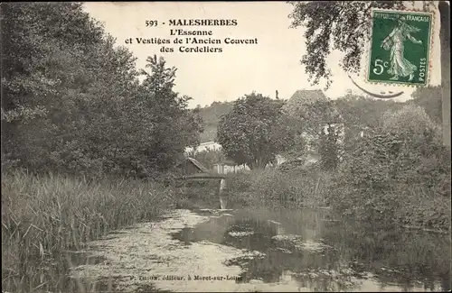Ak Malesherbes Loiret, l'Essonne, Vestiges de l'Ancien Couvent des Cordeliers