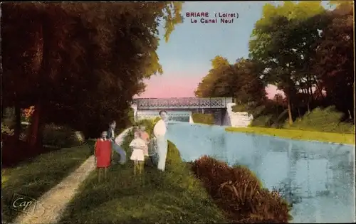 Ak Briare Loiret, Le Canal Neuf