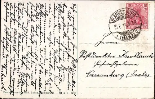 Ak Blankenburg am Harz, Gesamtansicht