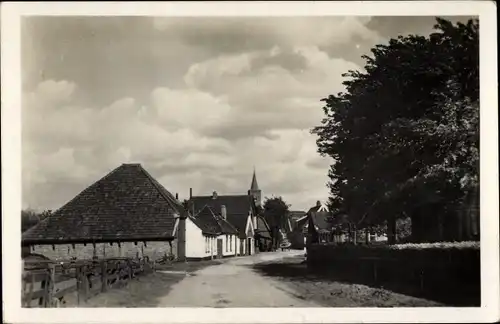 Ak Den Burg Texel Nordholland Niederlande, Ortsansicht