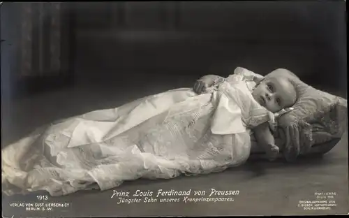 Ak Prinz Louis Ferdinand von Preußen als Baby