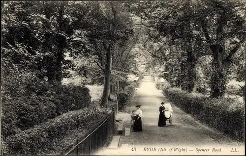 Ak Ryde Isle of Wight England, Spencer Road