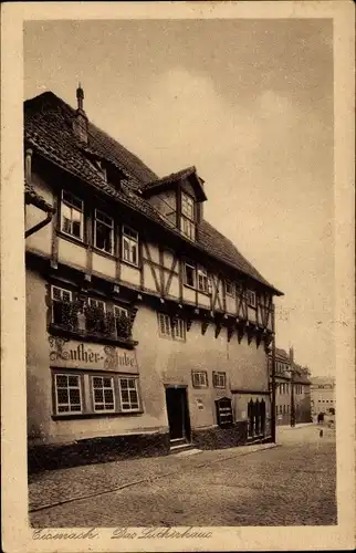 Ak Lutherstadt Eisenach in Thüringen, Lutherhaus, Fachwerkhaus