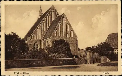 Ak Wiek auf der Insel Rügen, Kirche