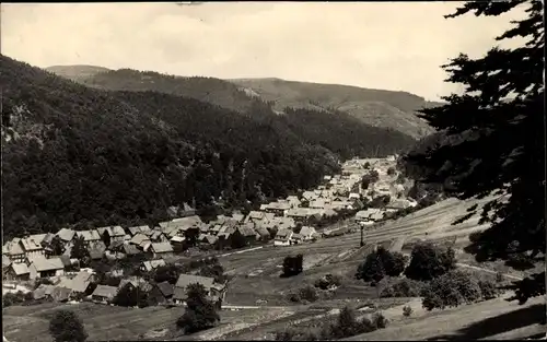 Ak Schleusingerneundorf Schleusingen in Thüringen, Panorama