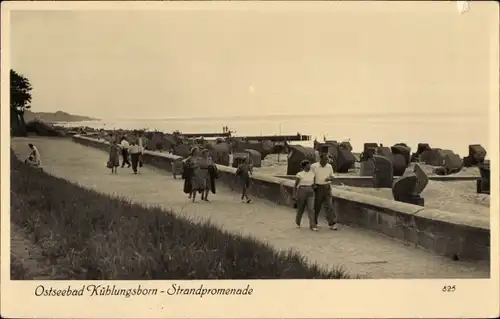 Ak Ostseebad Kühlungsborn, Strand, Strandpromenade