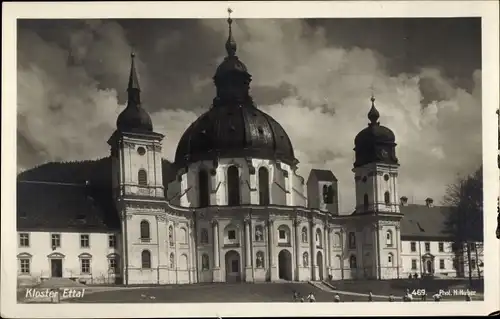 Ak Ettal Oberbayern, Kloster, Benediktinerabtei