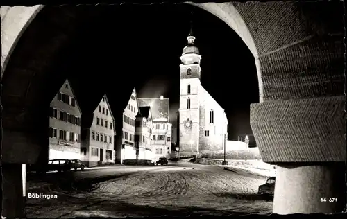 Ak Böblingen in Württemberg, Kirche