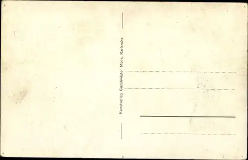 Ak Karlsruhe in Baden, Carl Friedrich-Denkmal, Schloss