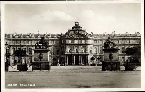 Ak Stuttgart in Württemberg, Neues Schloss