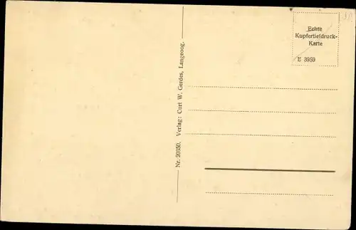 Ak Nordseebad Langeoog Ostfriesland, Strand