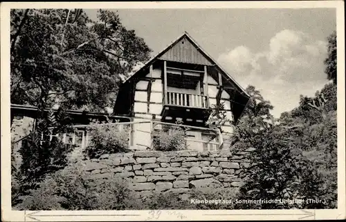 Ak Uhlstädt Kirchhasel an der Saale, Kienberghaus