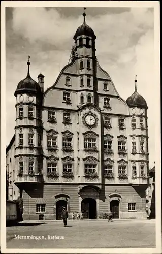 Ak Memmingen an der Iller Schwaben, Rathaus