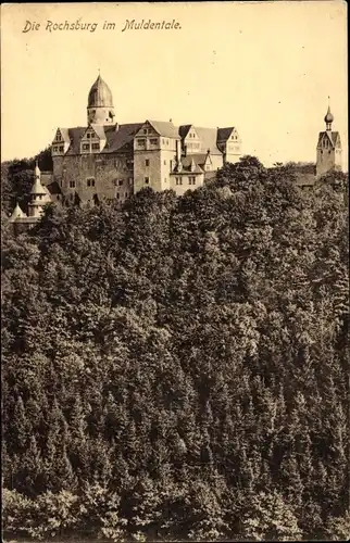 Ak Rochsburg Lunzenau in Sachsen, Schloss Rochsburg