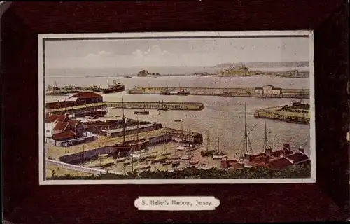 Passepartout Ak Kanalinsel Jersey, St. Helier's Harbour
