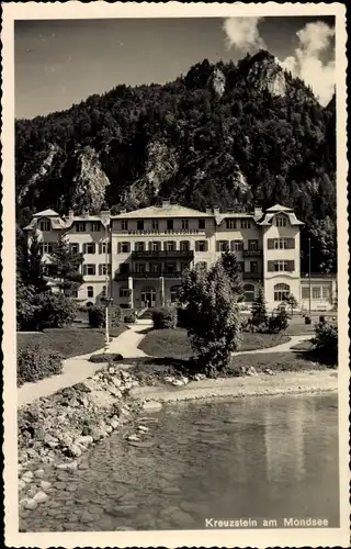 Ak Mondsee Oberösterreich, Kreuzstein