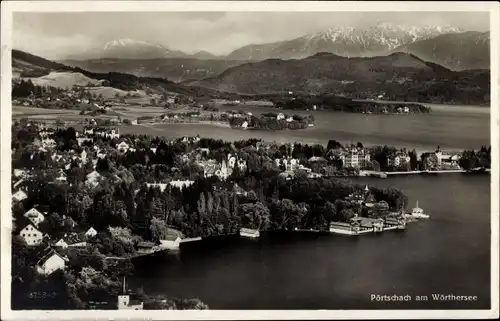 Ak Pörtschach am Wörther See Kärnten, Panorama