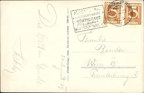 Ak Pörtschach am Wörther See Kärnten, Panorama