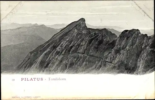 Ak Kanton Luzern Schweiz, Pilatus, Tomlishorn