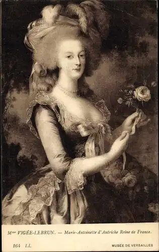 Künstler Ak Vigee-Lebrun, Marie-Antoinette, Königin von Frankreich, Portrait