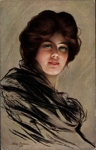 Künstler Ak Boileau, Philip, Portrait einer jungen Frau