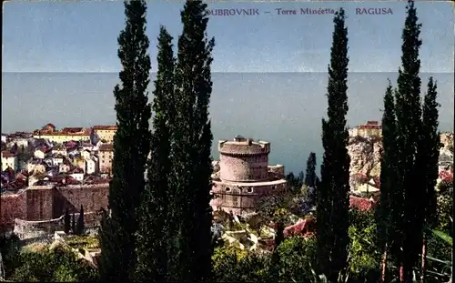 Ak Ragusa Dubrovnik Kroatien, Torre Mincetta